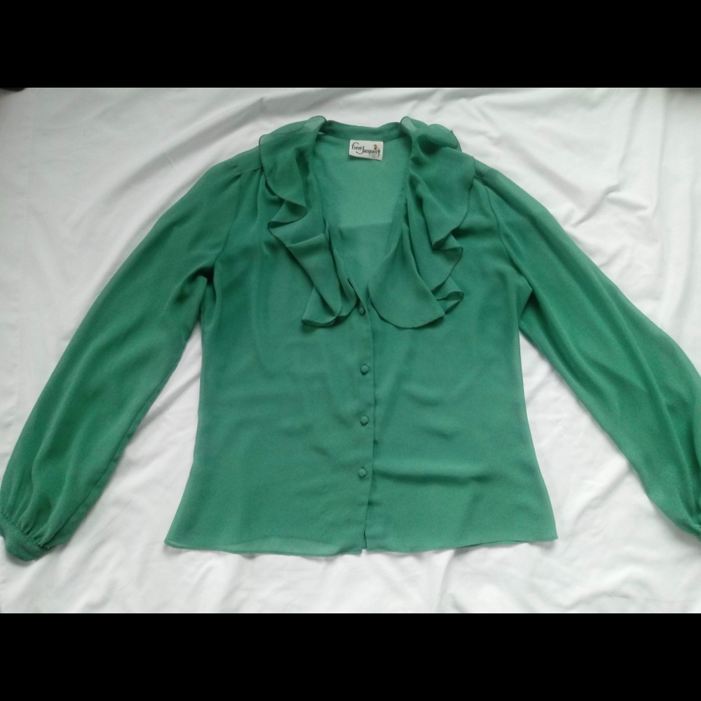 Turquoise medium blouse